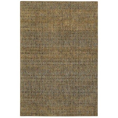 Oriental Weavers 3 Ft. 3 In. X 5 Ft. 2 In. Atlas Casual Area Rug, Green A8048P100170ST
